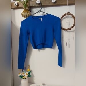 Blue Twik crop top by Simons